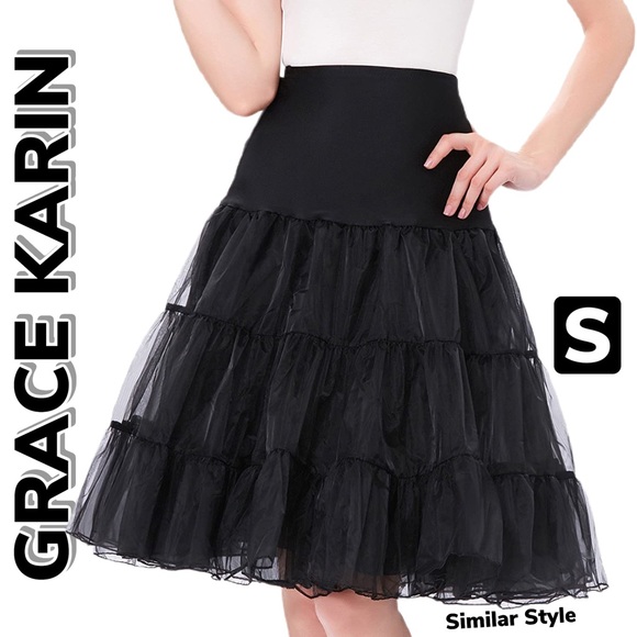 Grace Karin Tulle Tutu Underskirt (S) - Picture 1 of 10
